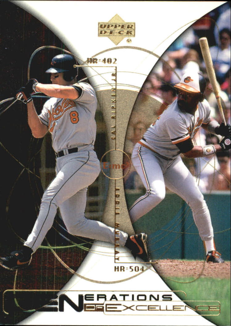 2000 Upper Deck Hitter's Club Generations of Excellence #GE1 C.Ripken/E.Murray