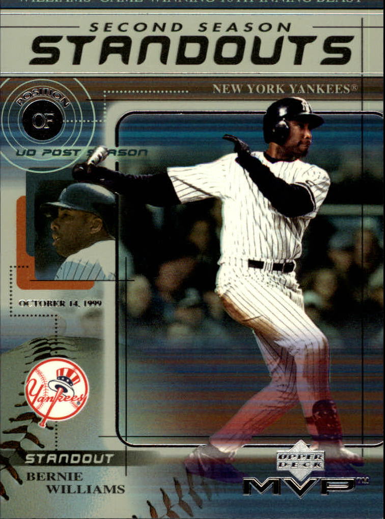 2000 Upper Deck MVP Second Season Standouts #SS5 Bernie Williams