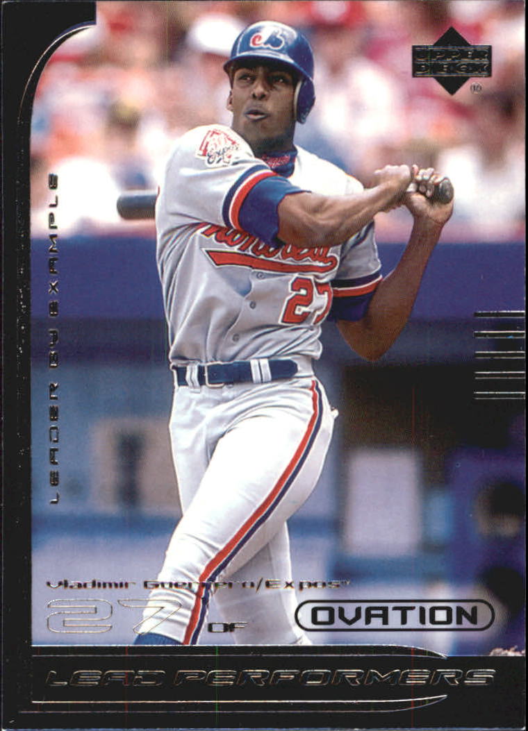 2000 Upper Deck Ovation Lead Performers #LP3 Vladimir Guerrero