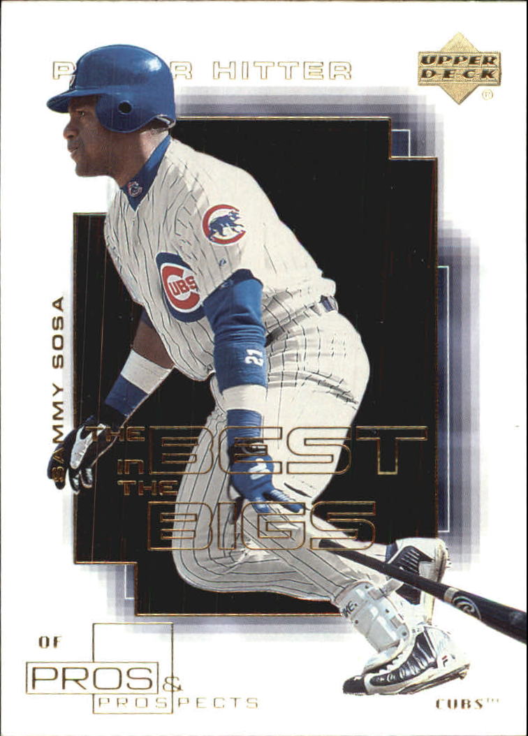 2000 Upper Deck Pros and Prospects Best in the Bigs #B1 Sammy Sosa