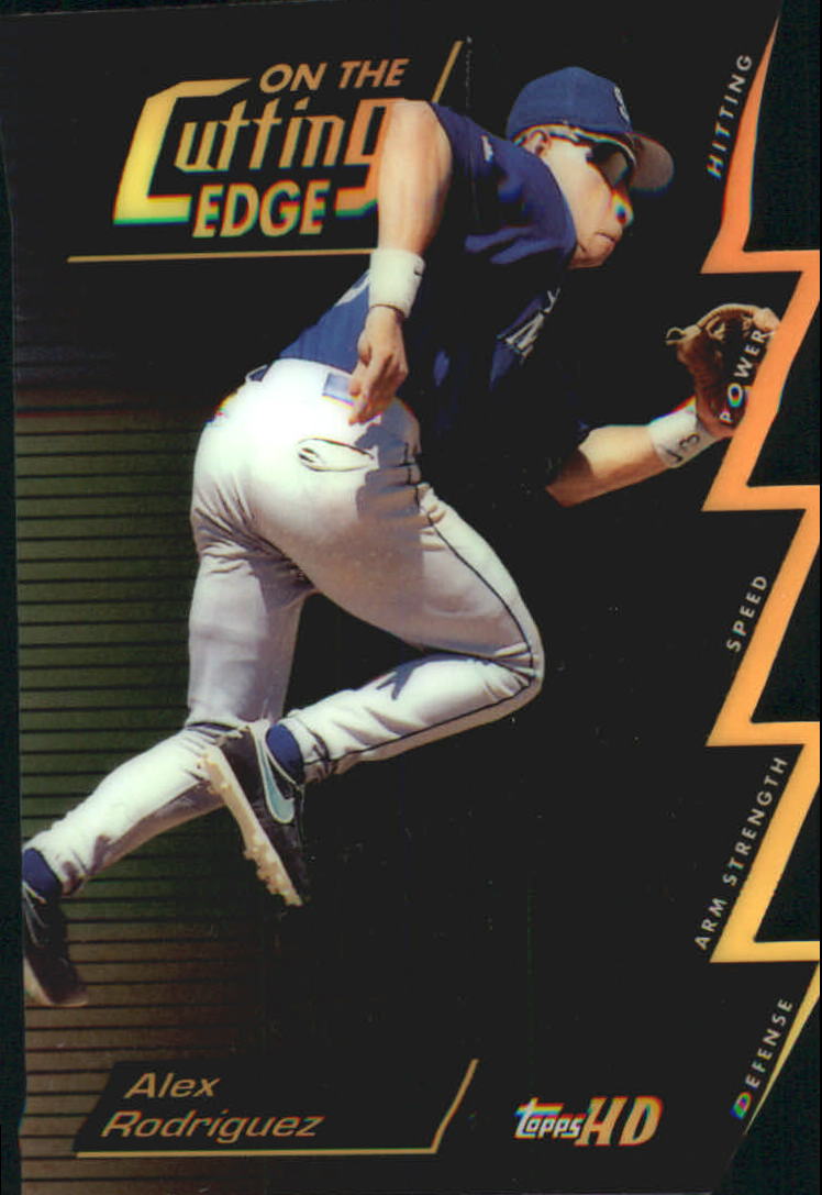 2000 Topps HD On the Cutting Edge #CE9 Alex Rodriguez