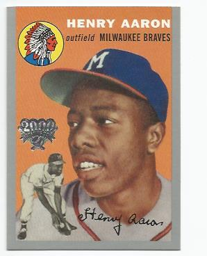 2000 Topps Opening Day #110 Hank Aaron 1954 UER128