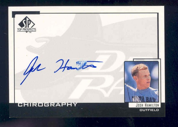 2000 SP Top Prospects Chirography #JH Josh Hamilton