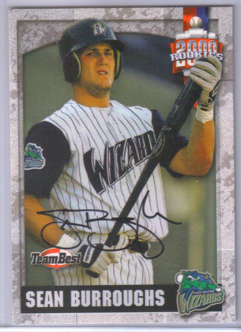 2000 Team Best Rookies Autographs #13 Sean Burroughs S1