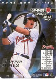 2000 MLB Showdown Home Run Hitter Promos #8 Chipper Jones