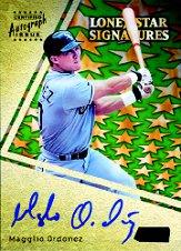 2000 Stadium Club Lone Star Signatures #LS13 Magglio Ordonez G4