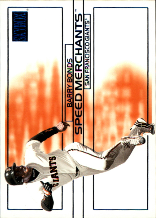 2000 SkyBox Speed Merchants #SM9 Barry Bonds