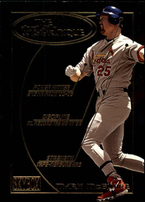 2000 SkyBox Technique #T4 Mark McGwire