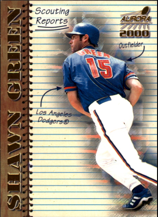 2000 Aurora Scouting Report #10 Shawn Green