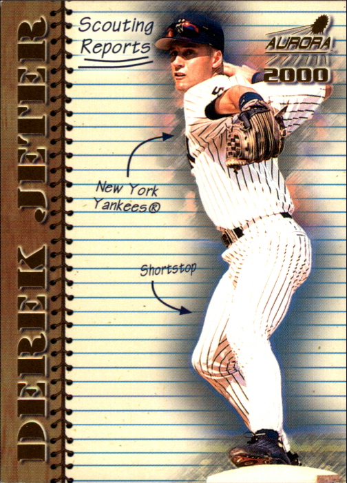 2000 Aurora Scouting Report #13 Derek Jeter