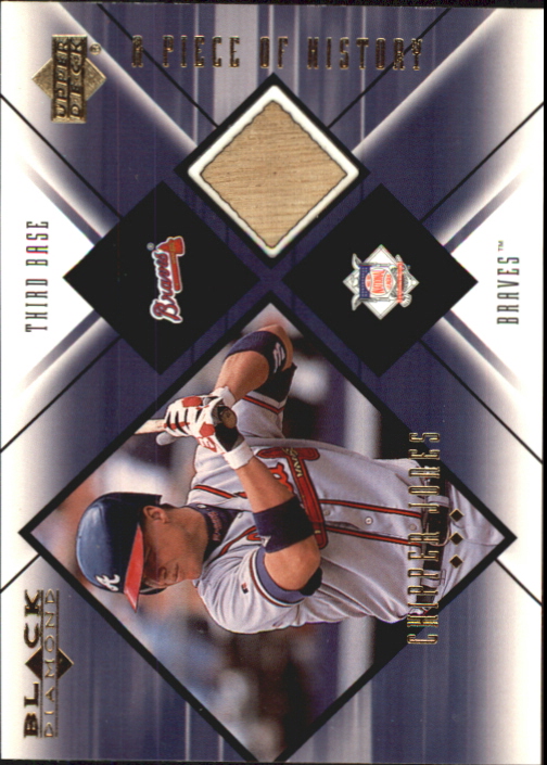 2000 Black Diamond A Piece of History #CJ Chipper Jones