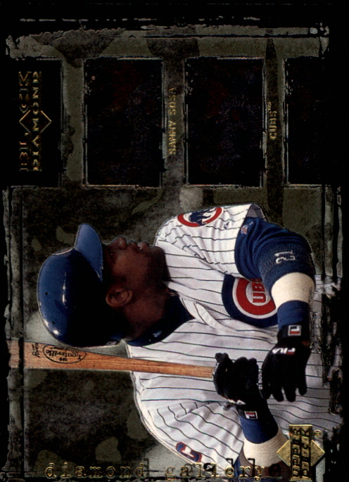 2000 Black Diamond Rookie Edition Gallery #G1 Sammy Sosa