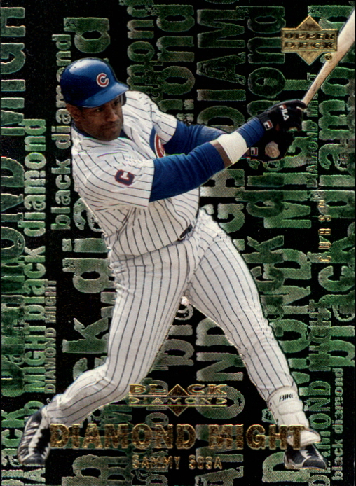 2000 Black Diamond Rookie Edition Might #M5 Sammy Sosa