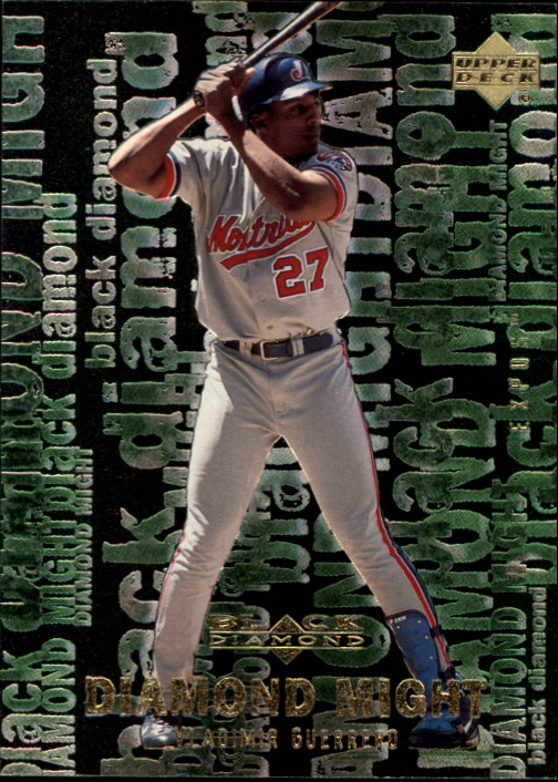 2000 Black Diamond Rookie Edition Might #M8 Vladimir Guerrero