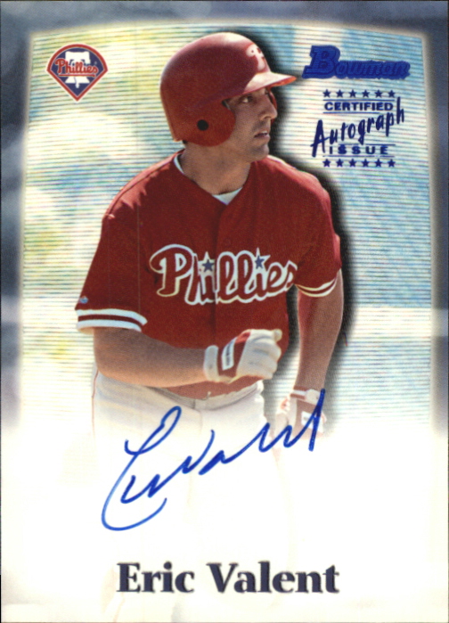 2000 Bowman Autographs #EV Eric Valent B