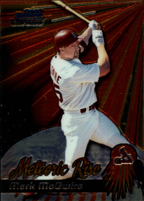 2000 Bowman Chrome Meteoric Rise #MR2 Mark McGwire