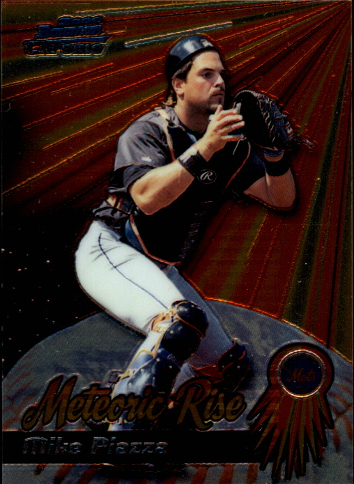2000 Bowman Chrome Meteoric Rise #MR6 Mike Piazza