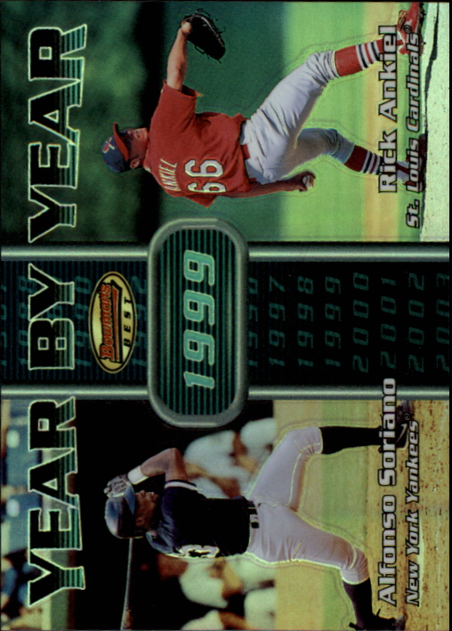 2000 Bowman's Best Year by Year #YY6 A.Soriano/R.Ankiel