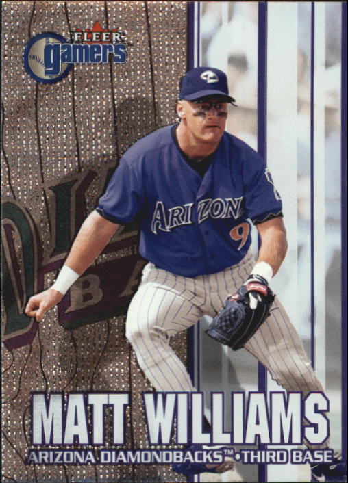 2000 Fleer Gamers #59 Matt Williams