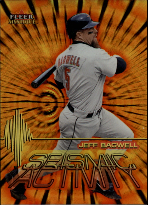 2000 Fleer Mystique Seismic Activity #SA10 Jeff Bagwell