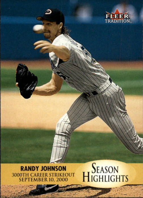 2000 Fleer Tradition Update #10 Randy Johnson SH
