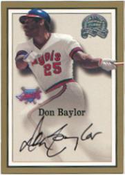 2000 Greats of the Game Autographs #3 Don Baylor