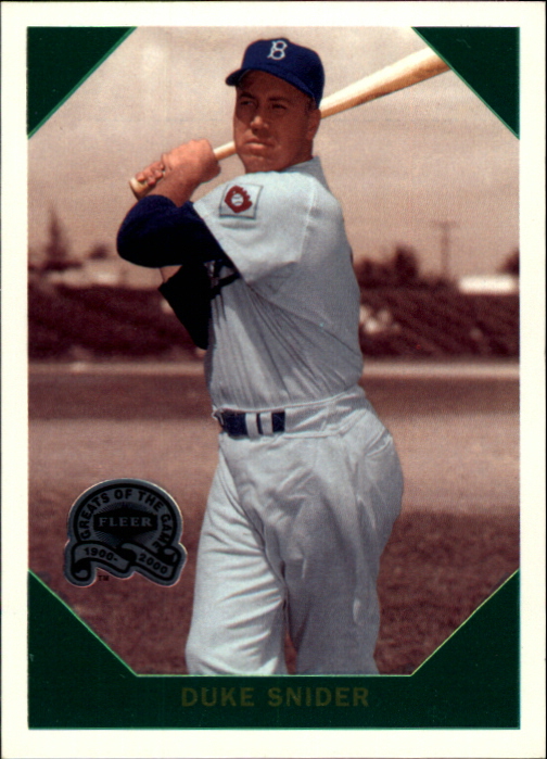 2000 Greats of the Game Retrospection #R11 Duke Snider