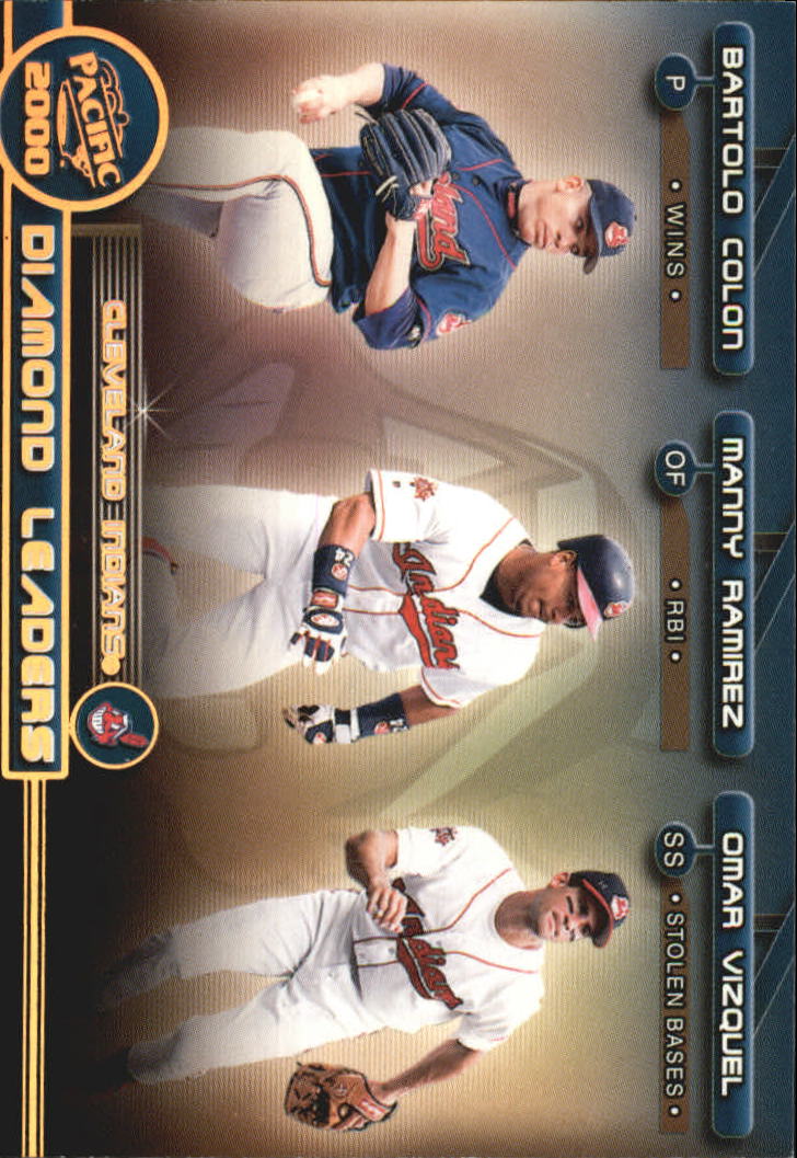 2000 Pacific Diamond Leaders #5 Colon/Ramirez/Vizquel