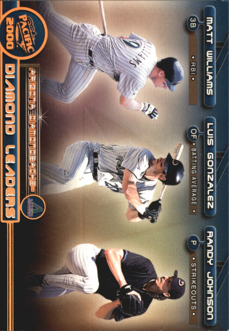 2000 Pacific Diamond Leaders #15 R.Johnson/M.Will/L.Gonz