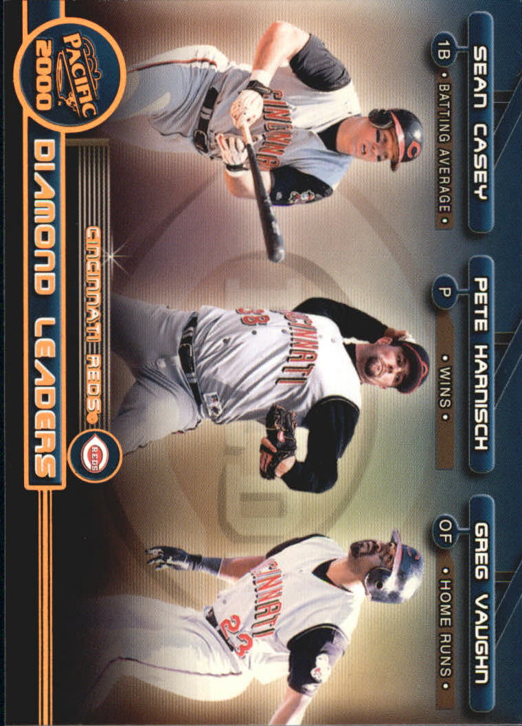 2000 Pacific Diamond Leaders #18 Casey/Harnisch/Vaughn