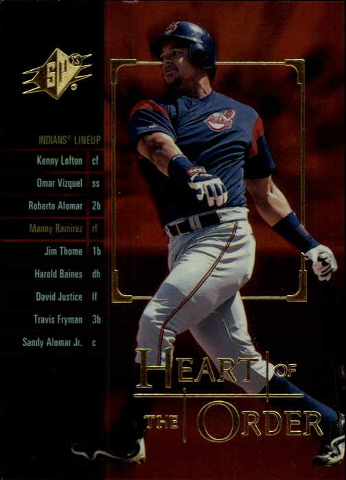 2000 SPx Heart of the Order #H5 Manny Ramirez