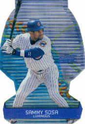 2000 Stadium Club 3 X 3 Luminous #9B Sammy Sosa