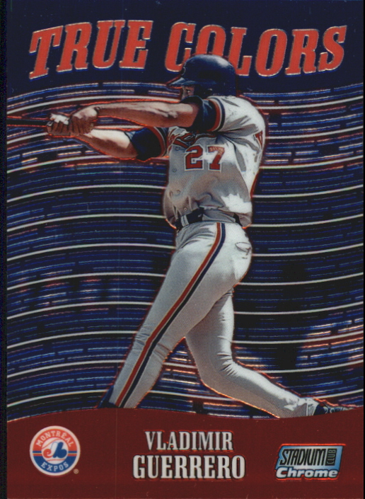 2000 Stadium Club Chrome True Colors #TC10 Vladimir Guerrero
