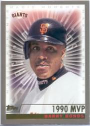 2000 Topps #476D B.Bonds MM 1990 MVP