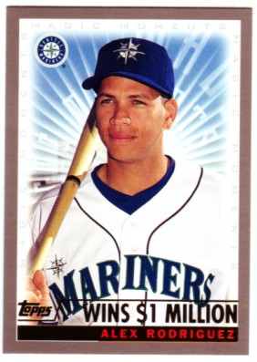 2000 Topps #479D A.Rodriguez MM Wins 1 Million