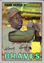 2000 Topps Aaron Chrome Refractors #14 Hank Aaron 1967