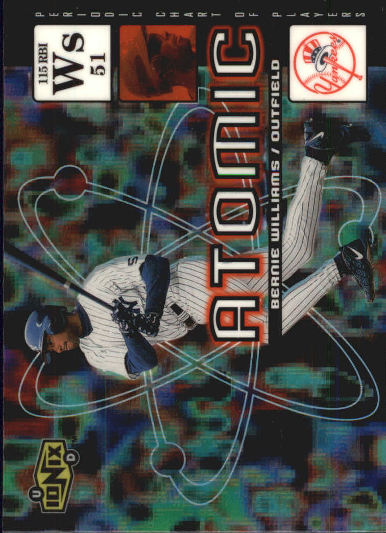 2000 UD Ionix Atomic #A12 Bernie Williams
