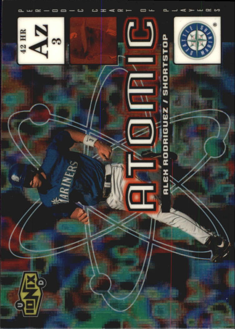 2000 UD Ionix Atomic #A15 Alex Rodriguez