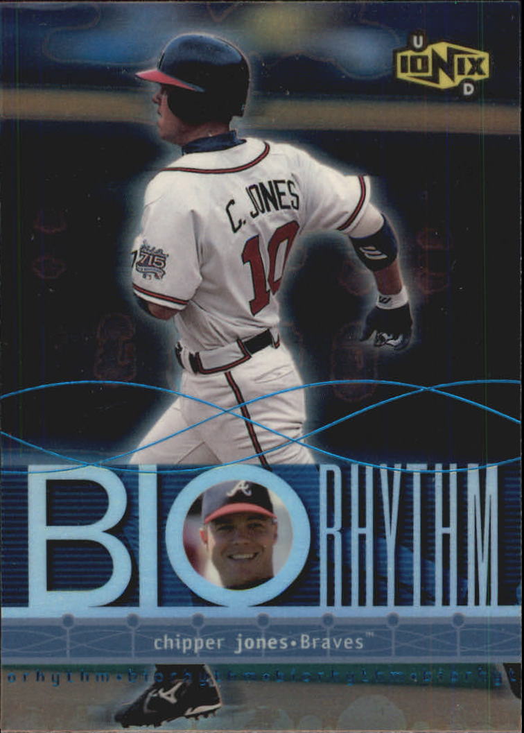 2000 UD Ionix BIOrhythm #B5 Chipper Jones