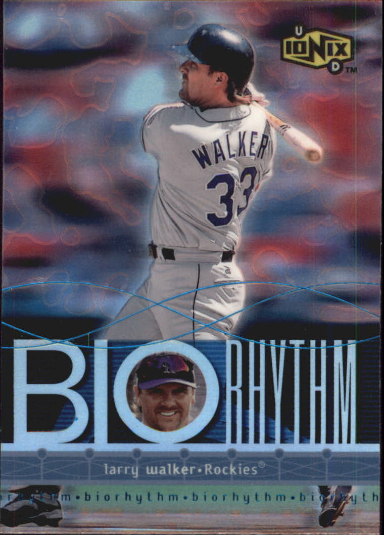 2000 UD Ionix BIOrhythm #B11 Larry Walker