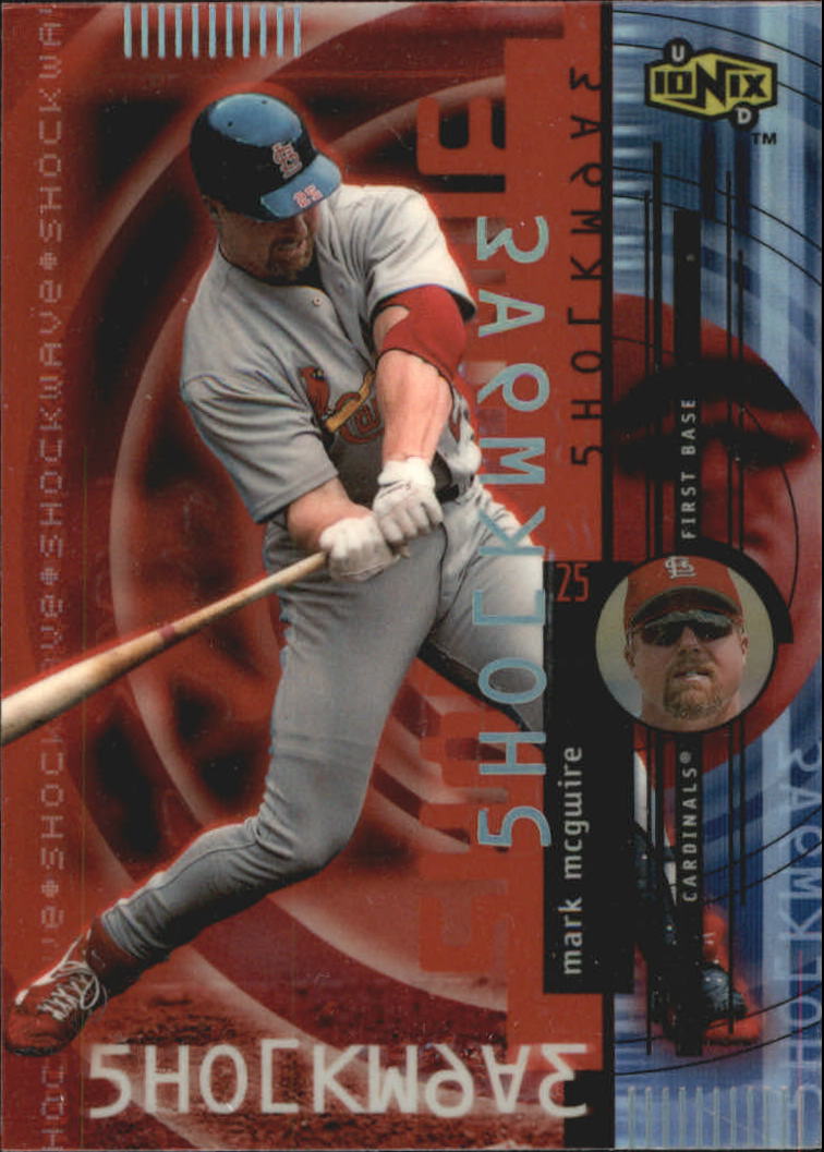 2000 UD Ionix Shockwave #S1 Mark McGwire