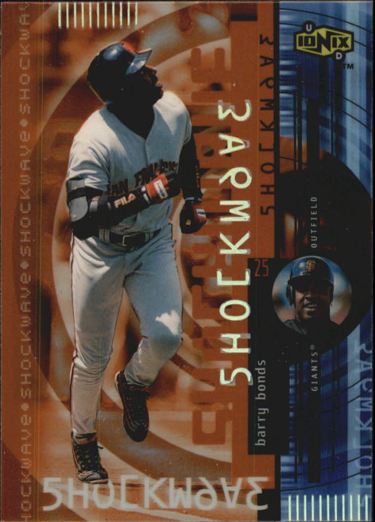 2000 UD Ionix Shockwave #S6 Barry Bonds