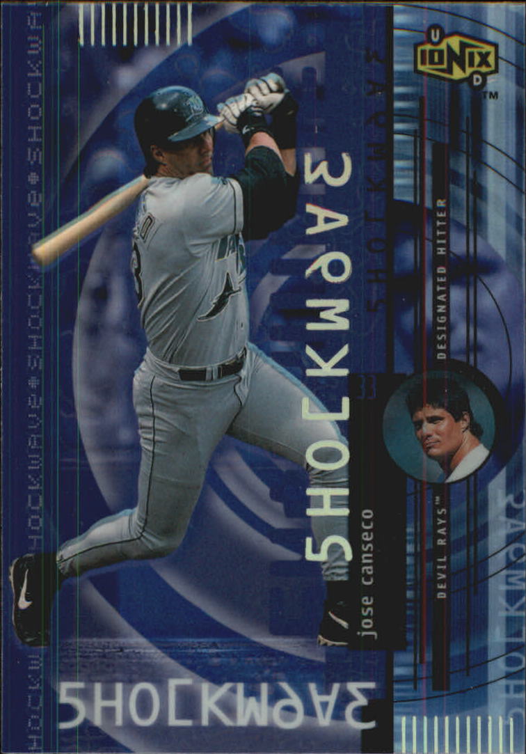 2000 UD Ionix Shockwave #S11 Jose Canseco