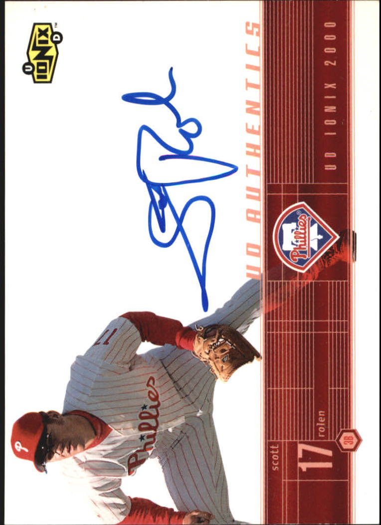 2000 UD Ionix UD Authentics #SR Scott Rolen