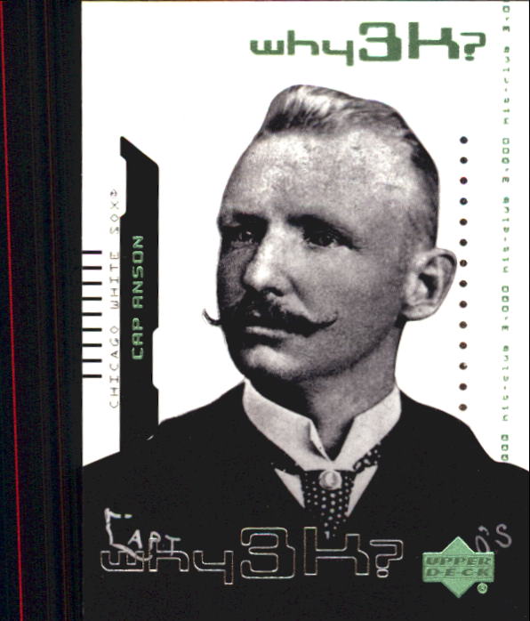 2000 Upper Deck Hitter's Club #58 Cap Anson W3K