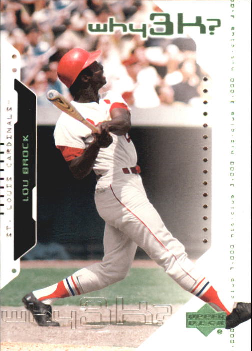 2000 Upper Deck Hitter's Club #69 Lou Brock W3K