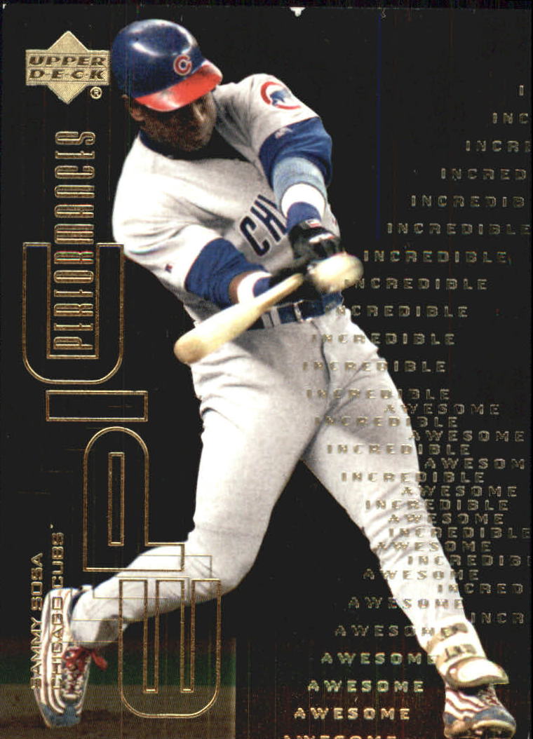 2000 Upper Deck Hitter's Club Epic Performances #EP3 Sammy Sosa
