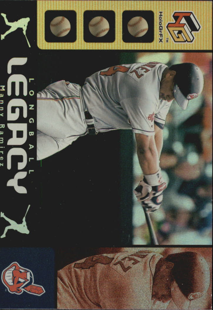 2000 Upper Deck HoloGrFX Longball Legacy #LL10 Manny Ramirez