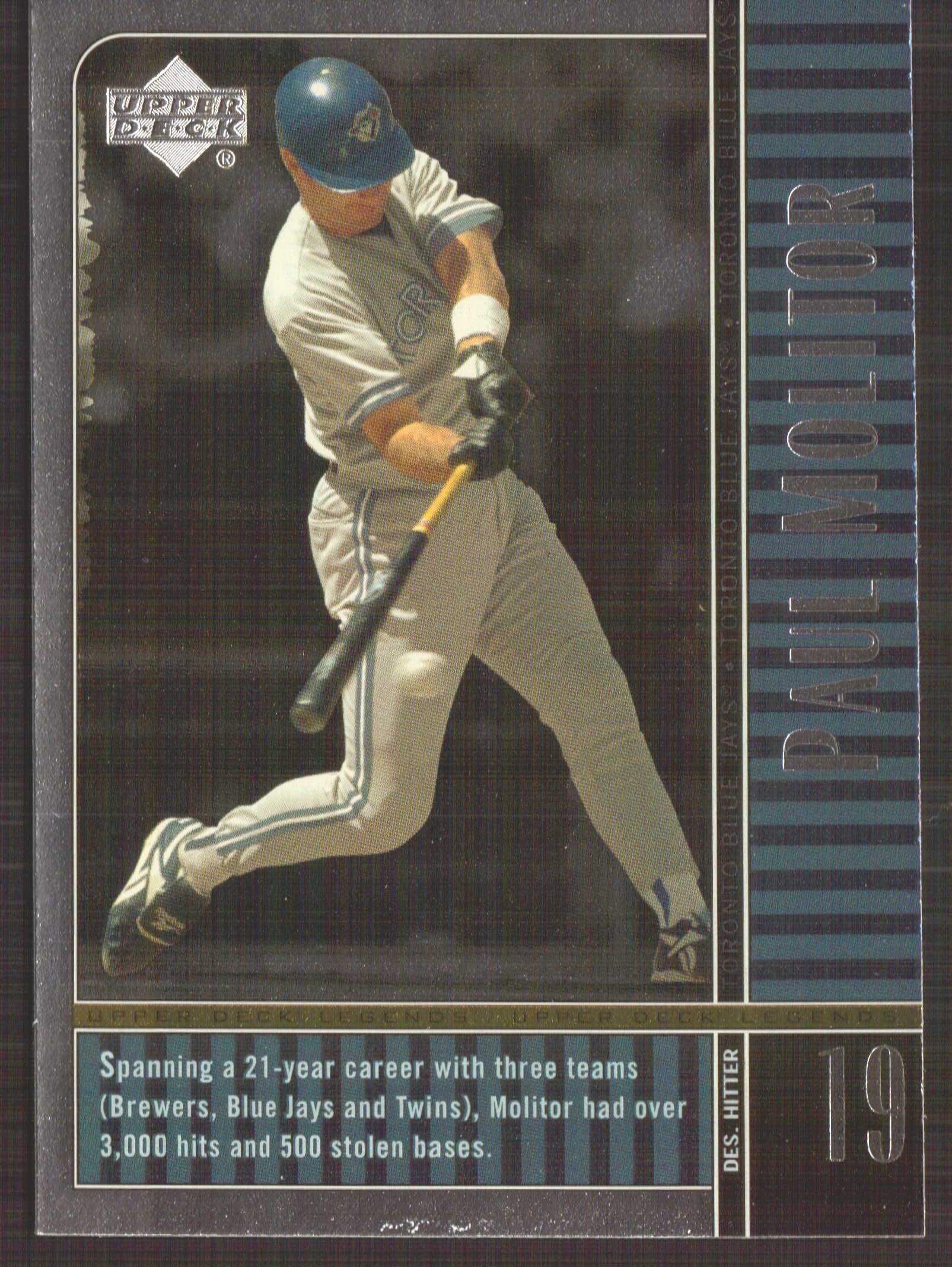 2000 Upper Deck Legends #15 Paul Molitor