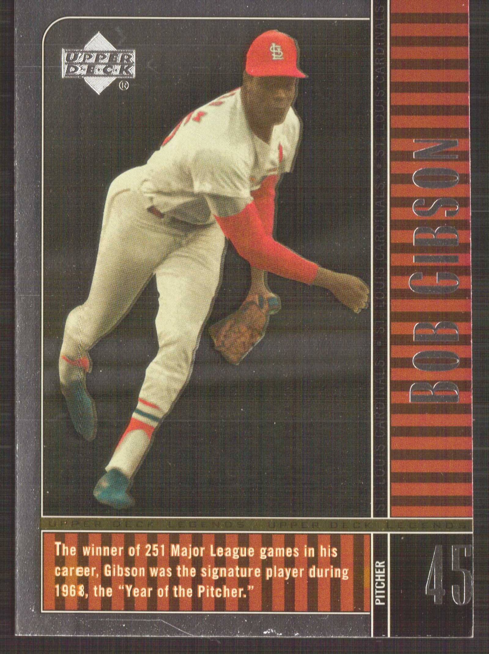 2000 Upper Deck Legends #22 Bob Gibson